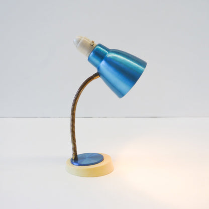 Blue Metal Desk Lamp