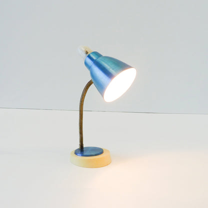 Blue Metal Desk Lamp