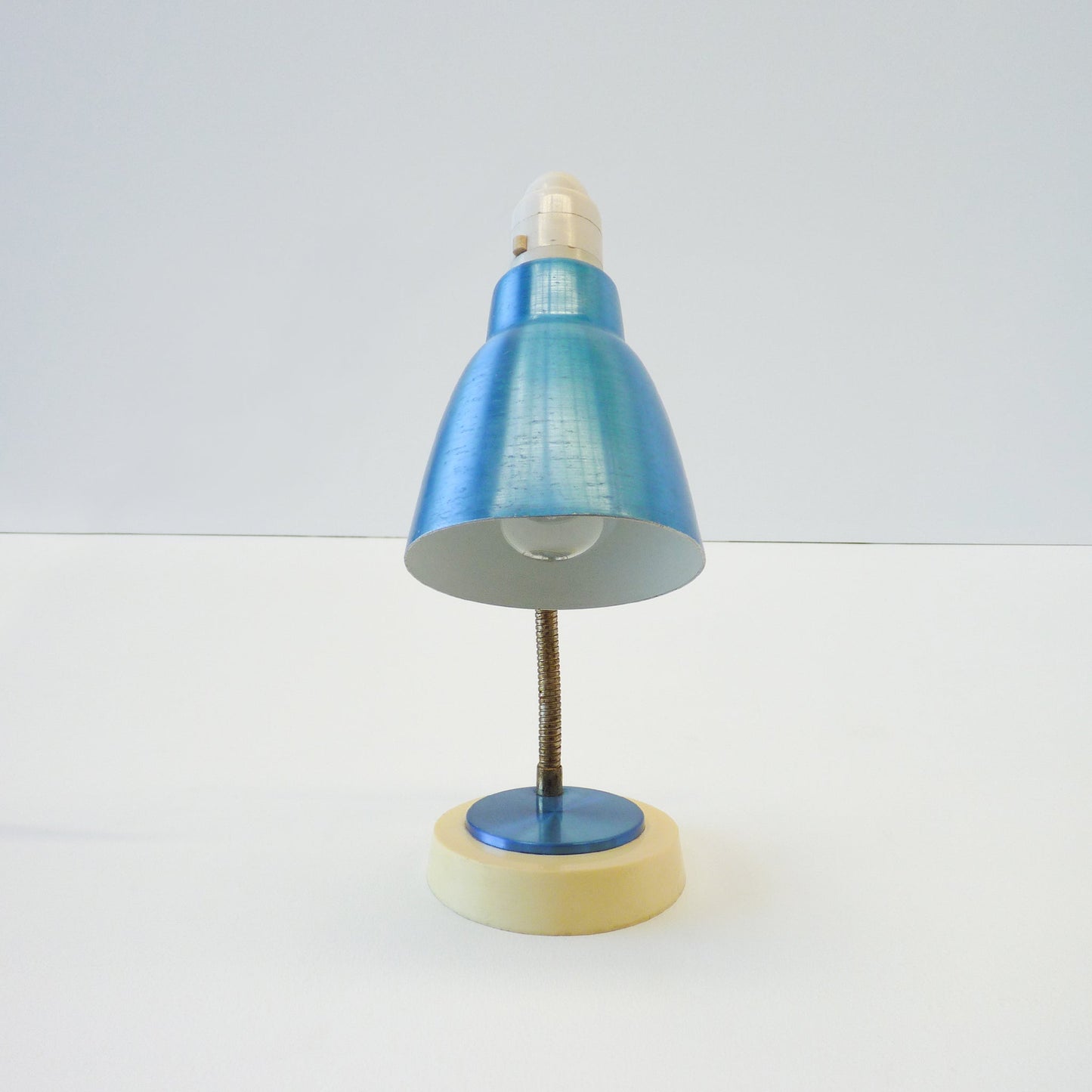 Blue Metal Desk Lamp