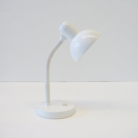 White Metal Desk Lamp