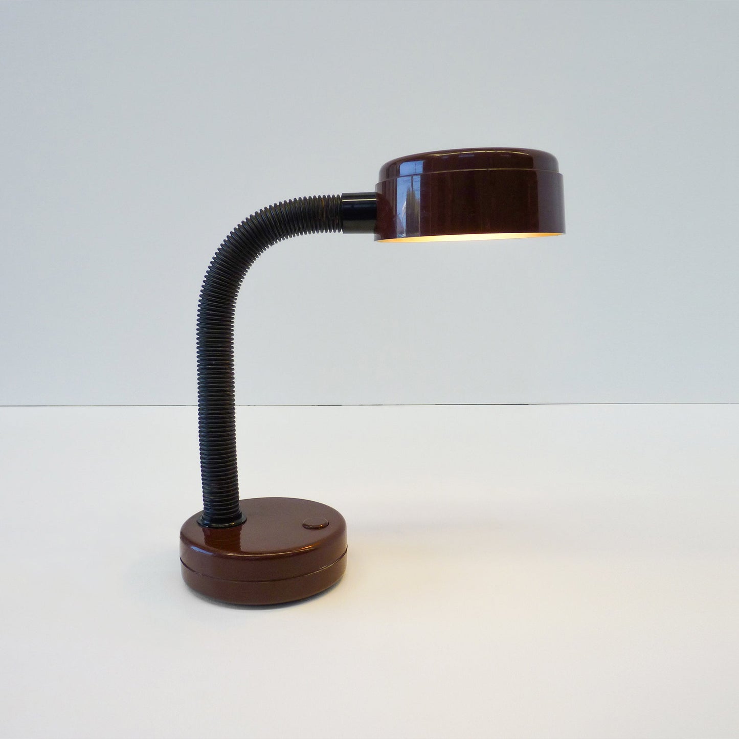Brown Metal Desk Lamp