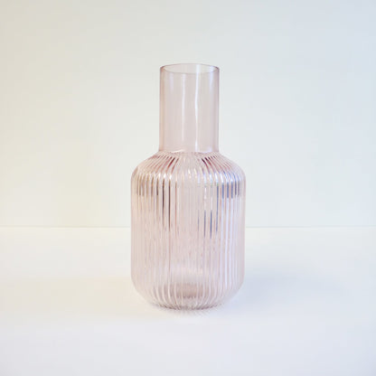 Pink Fluted Vase