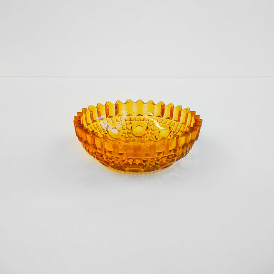 Vintage Amber Glass Dish