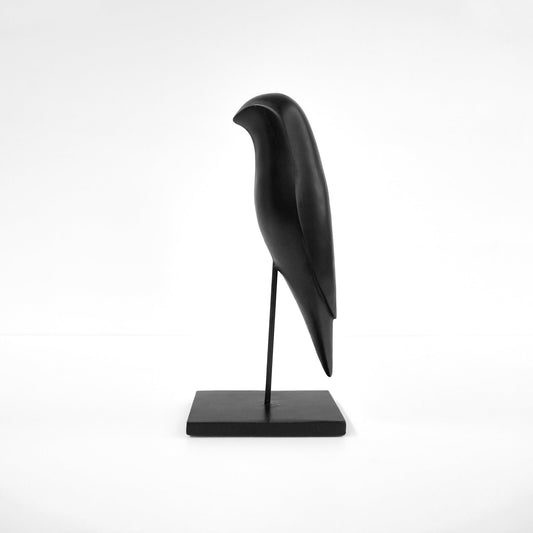 Black Wooden Decorative Bird