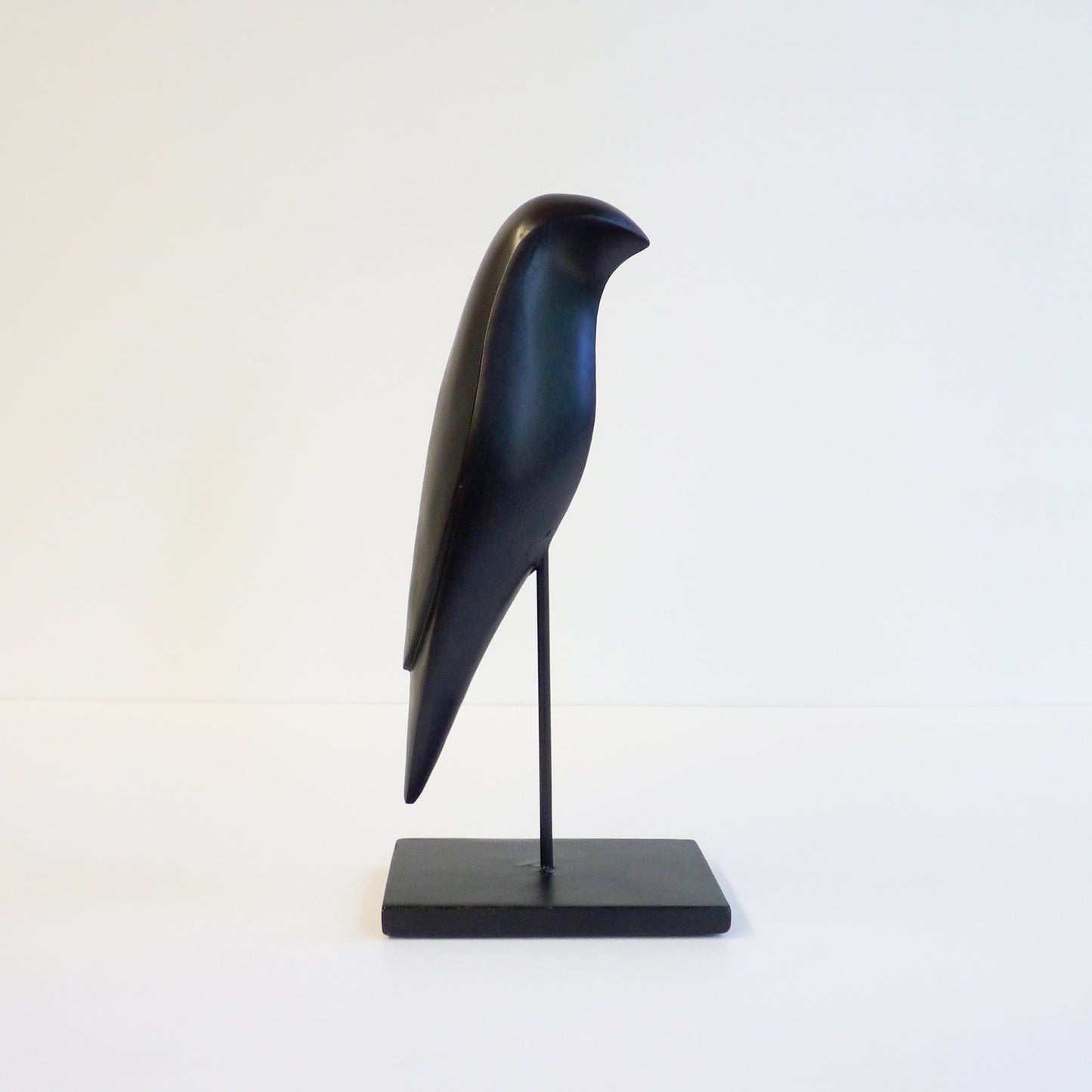 Black Wooden Decorative Bird