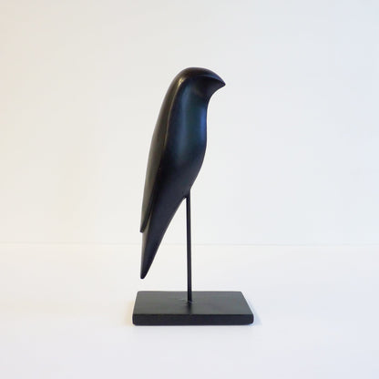 Black Wooden Decorative Bird