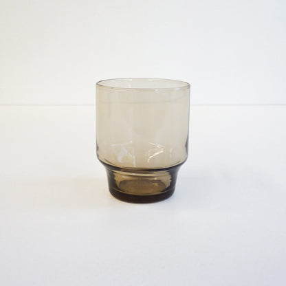 Small Smoky Brown Glass Set
