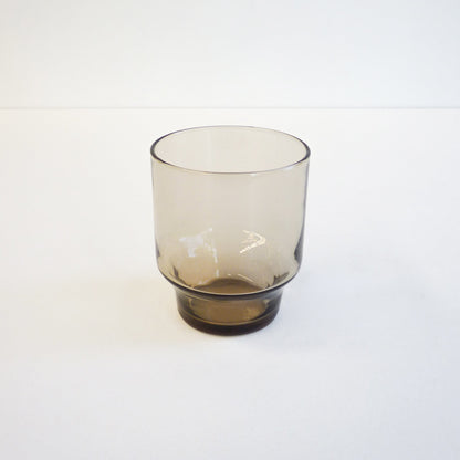 Small Smoky Brown Glass Set