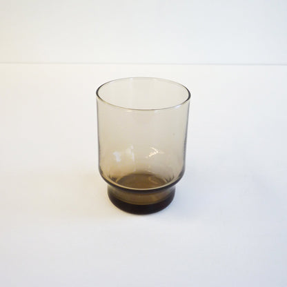 Large Smoky Brown Glass Set