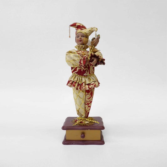 Jester Doll on Timber Base