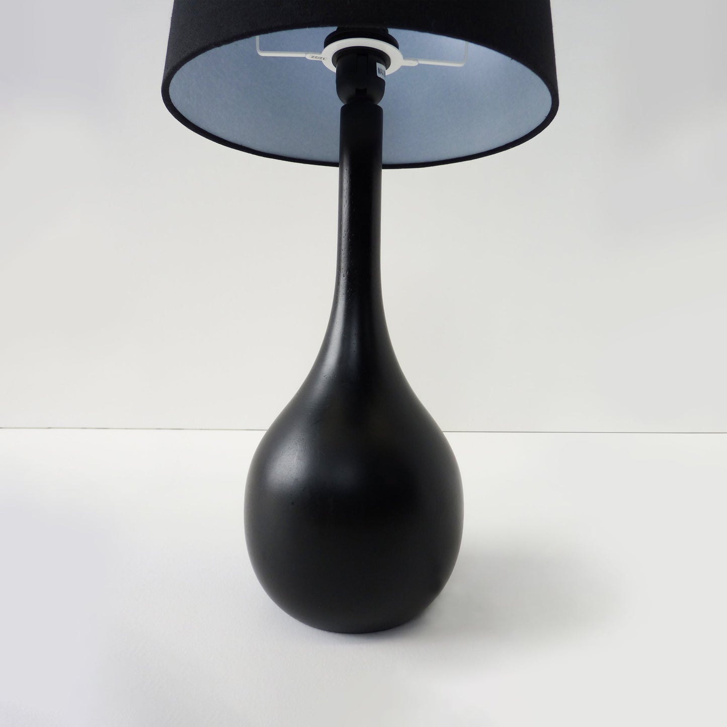 Black Teardrop Lamp
