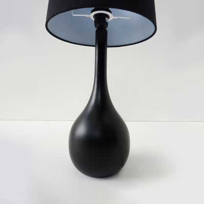 Black Teardrop Lamp