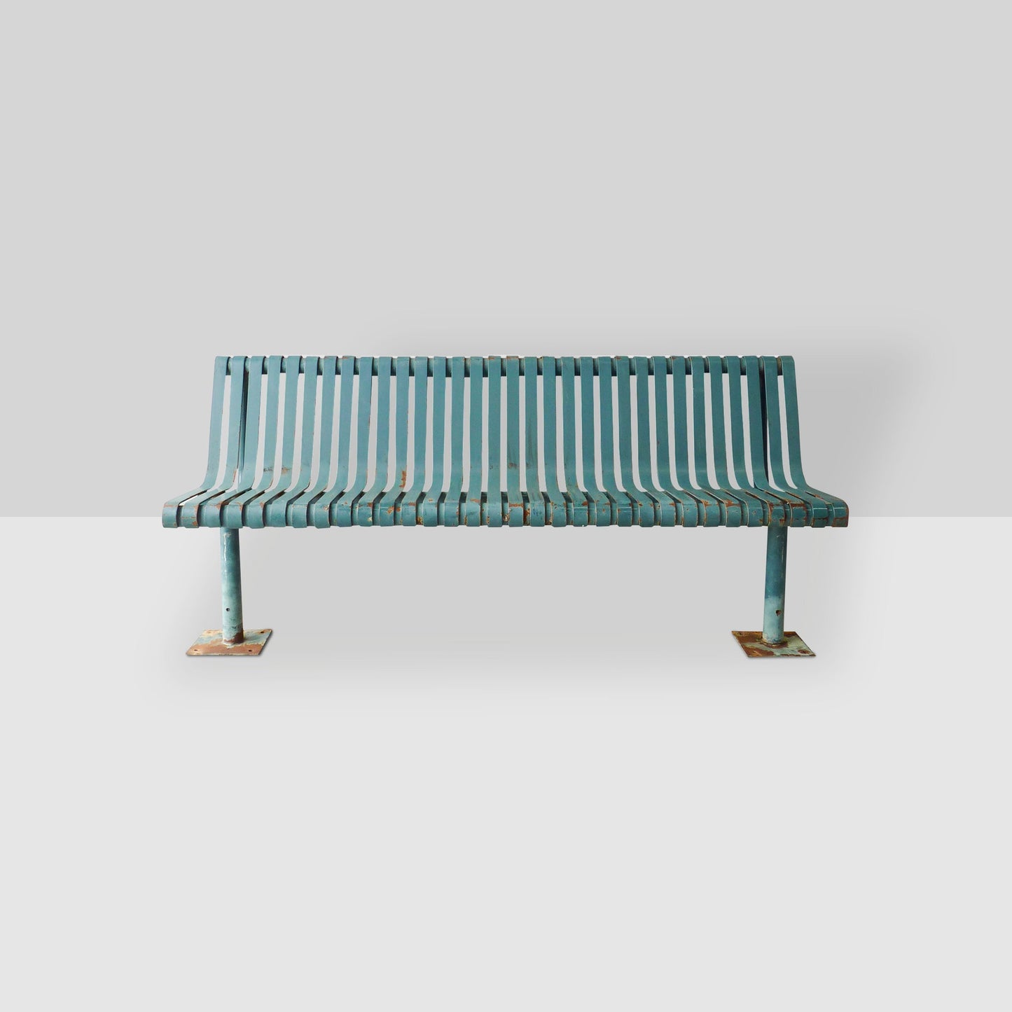 Steel Park Bench