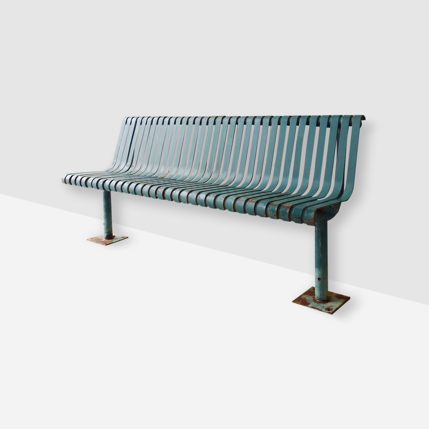 Steel Park Bench