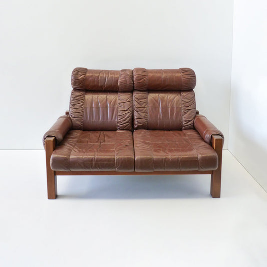 Retro Leather Sofa